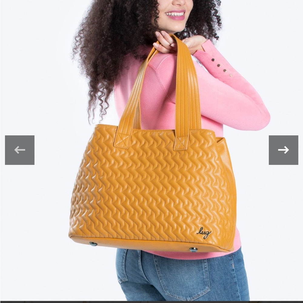 Lug brand Tempo Classic VL Tote Bag Amber Yellow